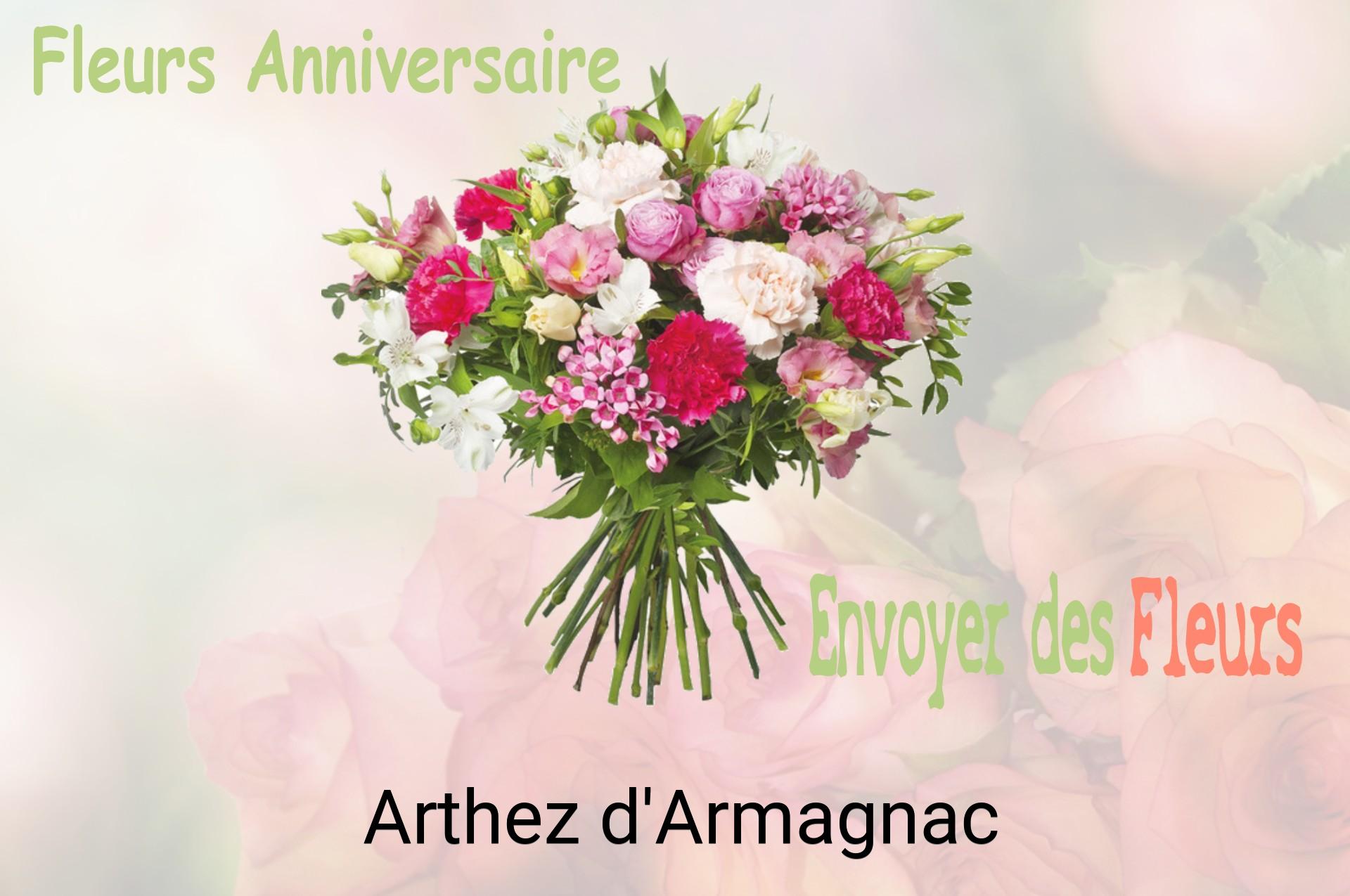Bouquet de fleurs d’anniversaire livré à Arthez-d'Armagnac