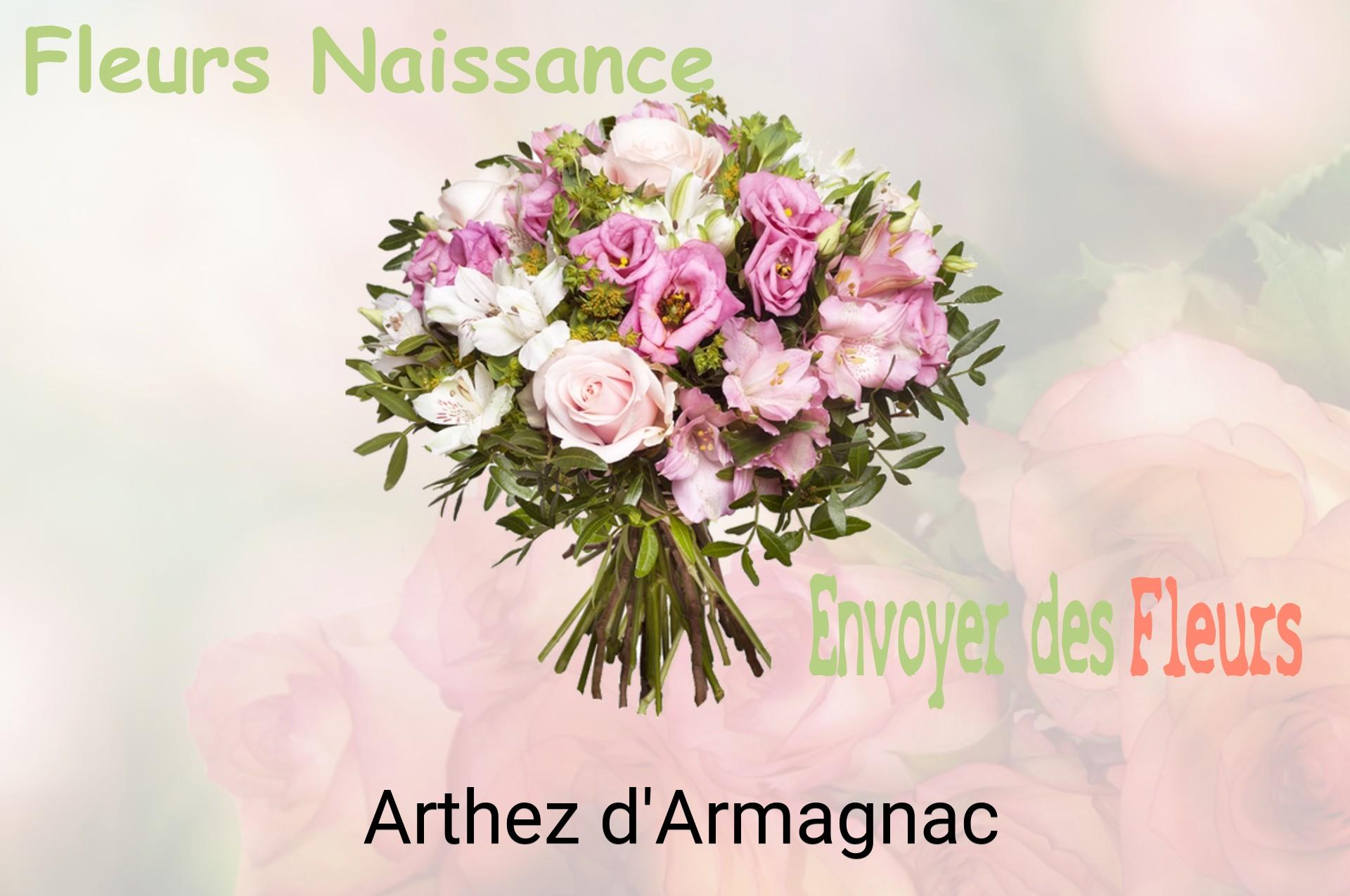 Bouquet de fleurs de naissance livré à Arthez-d'Armagnac