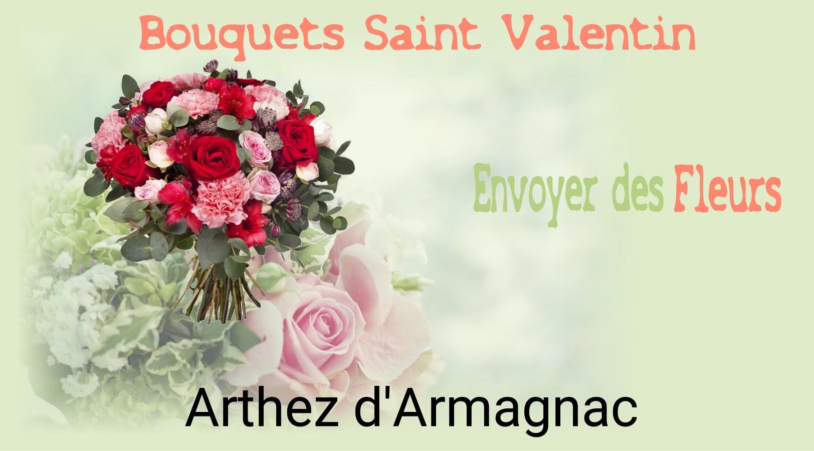 Roses de Saint-Valentin livrées à Arthez-d'Armagnac